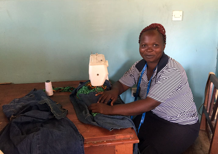 Sewing at Ndirande Womens's Group